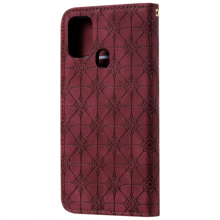 Flip Cover Samsung Galaxy M31 Fleurs Baroques Flip Cover Samsung Galaxy M31 Fleurs Baroques