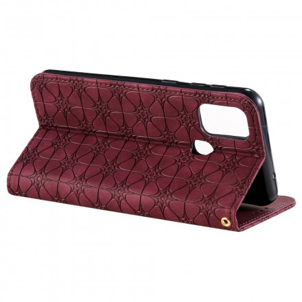 Flip Cover Samsung Galaxy M31 Fleurs Baroques Flip Cover Samsung Galaxy M31 Fleurs Baroques