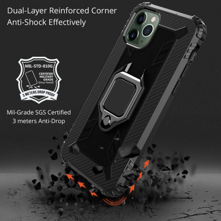 Coque iPhone 11 Pro Max Ring et Fibre Carbone Coque iPhone 11 Pro Max Ring et Fibre Carbone