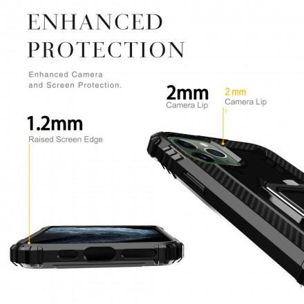 Coque iPhone 11 Pro Max Ring et Fibre Carbone Coque iPhone 11 Pro Max Ring et Fibre Carbone