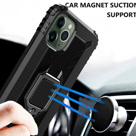 Coque iPhone 11 Pro Max Ring et Fibre Carbone Coque iPhone 11 Pro Max Ring et Fibre Carbone