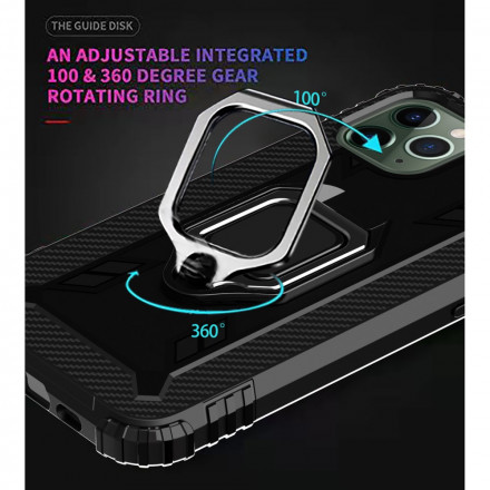 Coque iPhone 11 Pro Max Ring et Fibre Carbone Coque iPhone 11 Pro Max Ring et Fibre Carbone