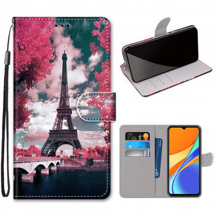 Housse Xiaomi Redmi 9C Tour Eiffel en Été Housse Xiaomi Redmi 9C Tour Eiffel en Été