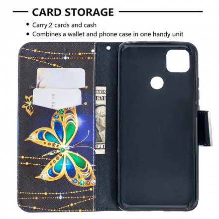 Housse Xiaomi Redmi 9C Incroyables Papillons Housse Xiaomi Redmi 9C Incroyables Papillons