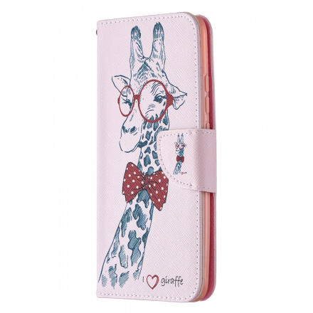 Housse Xiaomi Redmi 9C Girafe Intello Housse Xiaomi Redmi 9C Girafe Intello