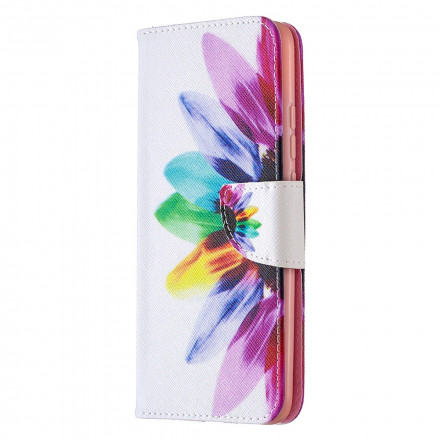Housse Xiaomi Redmi 9C Fleur Aquarelle Housse Xiaomi Redmi 9C Fleur Aquarelle
