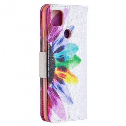 Housse Xiaomi Redmi 9C Fleur Aquarelle Housse Xiaomi Redmi 9C Fleur Aquarelle