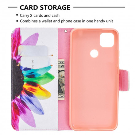 Housse Xiaomi Redmi 9C Fleur Aquarelle Housse Xiaomi Redmi 9C Fleur Aquarelle