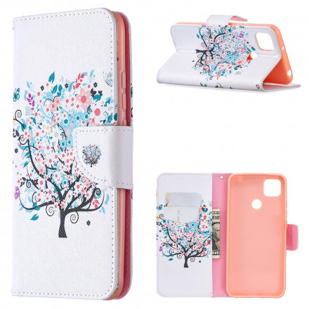 Housse Xiaomi Redmi 9C Flowered Tree