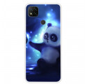 Coque Xiaomi Redmi 9C Panda dans l'Espace