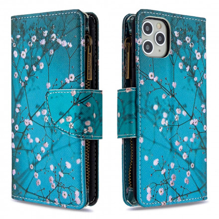 Housse iPhone 11 Pro Max Poche Zippée Arbre Housse iPhone 11 Pro Max Poche Zippée Arbre
