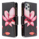 Housse iPhone 11 Pro Max Poche Zippée Fleur Housse iPhone 11 Pro Max Poche Zippée Fleur
