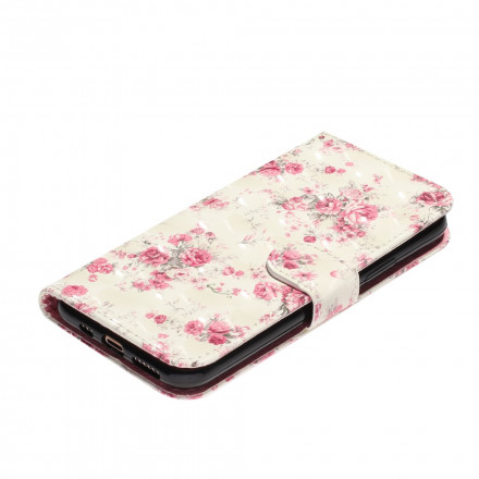 Housse iPhone 11 Pro Max Fleurs Light Spots à Lanière Housse iPhone 11 Pro Max Fleurs Light Spots à Lanière