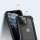 Coque iPhone 11 Pro Max Transparente Texture Fibre Carbone