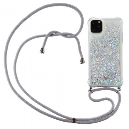 Coque iPhone 11 Pro Max Paillettes et Cordon Coque iPhone 11 Pro Max Paillettes et Cordon