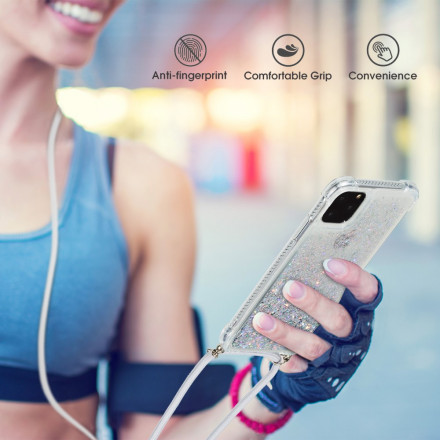 Coque iPhone 11 Pro Max Paillettes et Cordon Coque iPhone 11 Pro Max Paillettes et Cordon