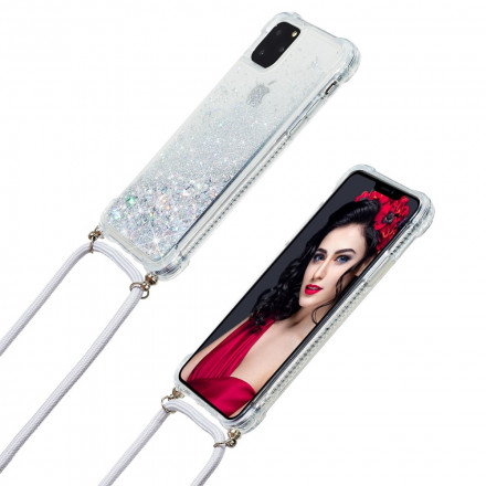 Coque iPhone 11 Pro Max Paillettes et Cordon Coque iPhone 11 Pro Max Paillettes et Cordon