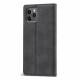 Flip Cover iPhone 11 Pro Max LC.IMEEKE Effet Cuir