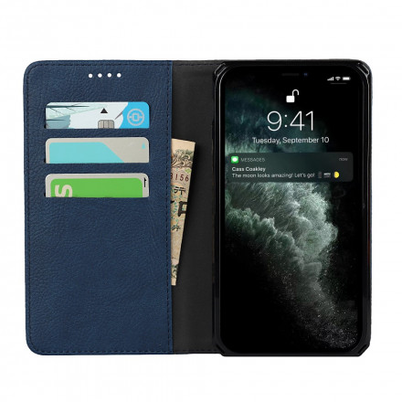 Flip Cover iPhone 11 Pro Max Cuir Litchi Véritable Coque Détachable Flip Cover iPhone 11 Pro Max Cuir Litchi Véritable Coque Détachable