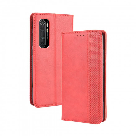 Flip Cover Xiaomi Mi Note 10 Lite Effet Cuir Vintage Stylisé