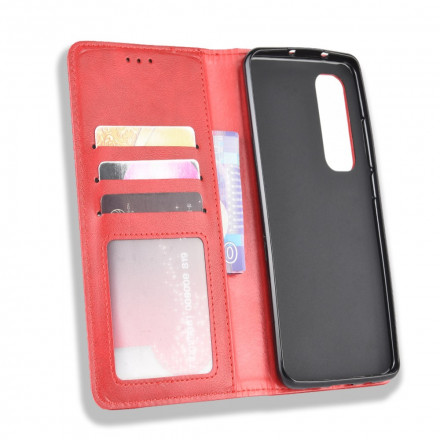 Flip Cover Xiaomi Mi Note 10 Lite Effet Cuir Vintage Stylisé Flip Cover Xiaomi Mi Note 10 Lite Effet Cuir Vintage Stylisé