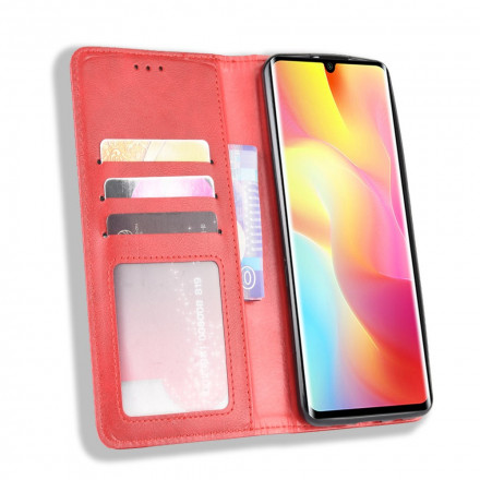 Flip Cover Xiaomi Mi Note 10 Lite Effet Cuir Vintage Stylisé Flip Cover Xiaomi Mi Note 10 Lite Effet Cuir Vintage Stylisé