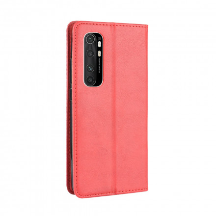 Flip Cover Xiaomi Mi Note 10 Lite Effet Cuir Vintage Stylisé Flip Cover Xiaomi Mi Note 10 Lite Effet Cuir Vintage Stylisé