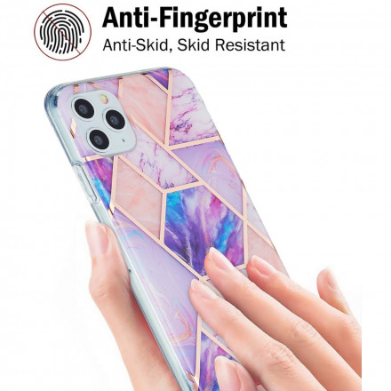Coque iPhone 11 Pro Max  Silicone Marbre Géométrie
