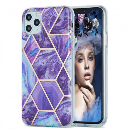 Coque iPhone 11 Pro Max  Silicone Marbre Géométrie