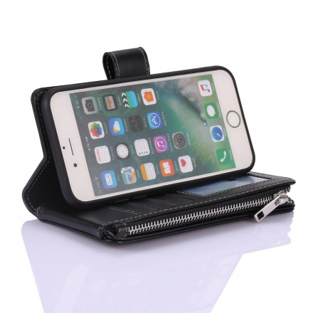 Housse iPhone SE 2 / 8 / 7 Multi-fonctions Porte-Monnaie Business Housse iPhone SE 2 / 8 / 7 Multi-fonctions Porte-Monnaie Business