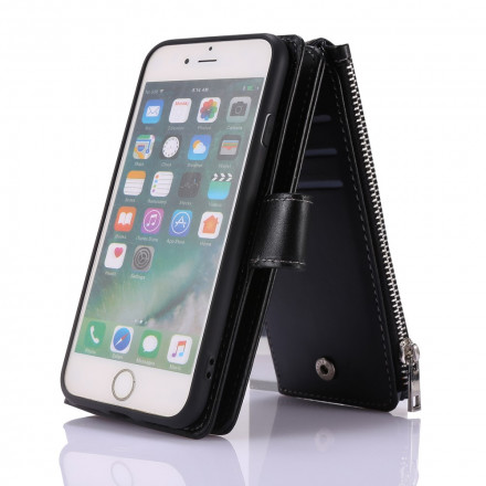 Housse iPhone SE 2 / 8 / 7 Multi-fonctions Porte-Monnaie Business Housse iPhone SE 2 / 8 / 7 Multi-fonctions Porte-Monnaie Business
