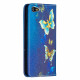 Flip Cover iPhone SE 2 / 8 / 7 Papillons Colorés Flip Cover iPhone SE 2 / 8 / 7 Papillons Colorés
