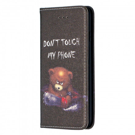 Flip Cover iPhone SE 2 / 8 / 7 Ours Dangereux Flip Cover iPhone SE 2 / 8 / 7 Ours Dangereux