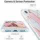 Coque iPhone SE 2 / 8 / 7 Silicone Marbre Géométrie Coque iPhone SE 2 / 8 / 7 Silicone Marbre Géométrie