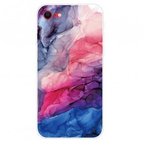 Coque iPhone SE 2 / 8 / 7 Marbre Coloré