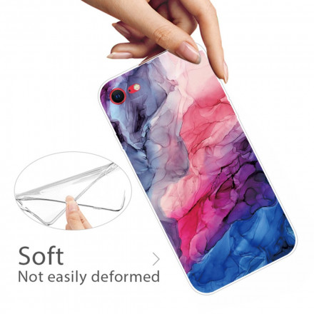 Coque iPhone SE 2 / 8 / 7 Marbre Coloré