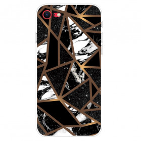 Coque iPhone SE 2 / 8 / 7 Marbre Géométrique