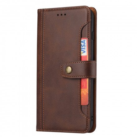 Housse iPhone SE 2 / 8 / 7 Porte-Carte Frontal avec Sangle Housse iPhone SE 2 / 8 / 7 Porte-Carte Frontal avec Sangle