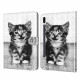Housse Simili Cuir Samsung Galaxy Tab S7 Chaton Housse Simili Cuir Samsung Galaxy Tab S7 Chaton