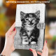 Housse Simili Cuir Samsung Galaxy Tab S7 Chaton Housse Simili Cuir Samsung Galaxy Tab S7 Chaton