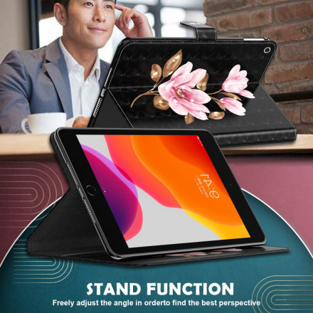 Housse Simili Cuir Samsung Galaxy Tab S7 Fleurs D'Arbre Housse Simili Cuir Samsung Galaxy Tab S7 Fleurs D'Arbre
