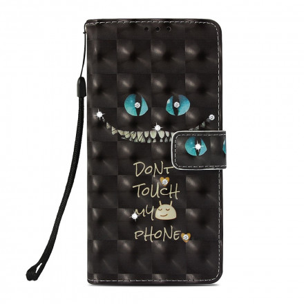 Housse iPhone XR Don't Touch my Phone avec Diamants Housse iPhone XR Don't Touch my Phone avec Diamants