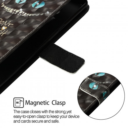 Housse iPhone XR Don't Touch my Phone avec Diamants Housse iPhone XR Don't Touch my Phone avec Diamants