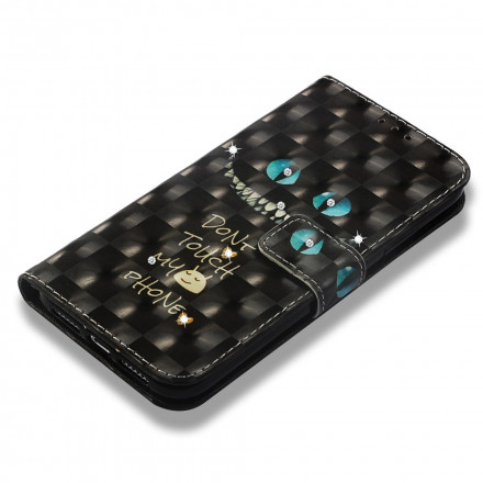 Housse iPhone XR Don't Touch my Phone avec Diamants Housse iPhone XR Don't Touch my Phone avec Diamants