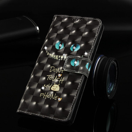 Housse iPhone XR Don't Touch my Phone avec Diamants Housse iPhone XR Don't Touch my Phone avec Diamants