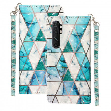 Housse Xiaomi Mi Note 10 Lite Marbre Light Spots à Lanière Housse Xiaomi Mi Note 10 Lite Marbre Light Spots à Lanière