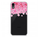 Coque iPhone XR Fleurs Roses