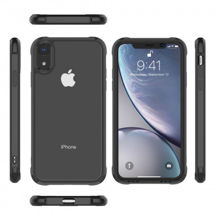 Coque iPhone XR Transparente LEEU Coussins Protecteurs Coque iPhone XR Transparente LEEU Coussins Protecteurs