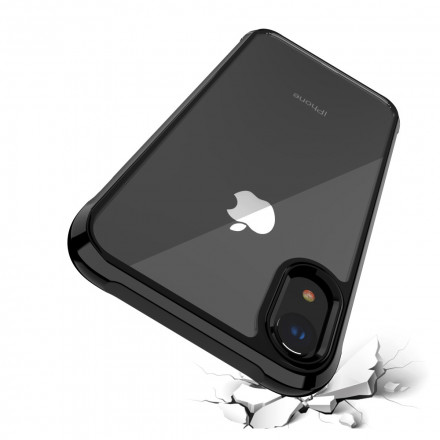 Coque iPhone XR Transparente LEEU Coussins Protecteurs Coque iPhone XR Transparente LEEU Coussins Protecteurs