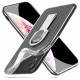 Coque iPhone XR Transparente Anneau-Support